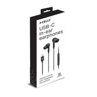 Miniatura 4 de Celly Auriculares cable Usb-C Negro