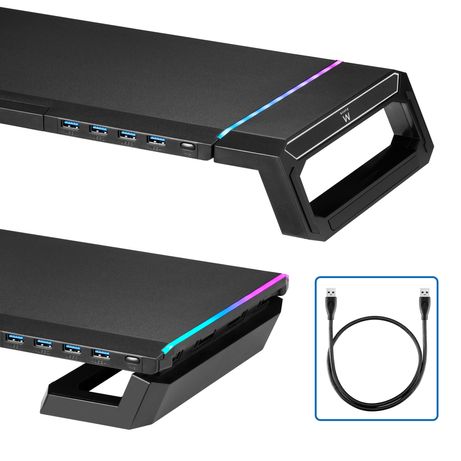 ELEVADOR MONITOR EWENT PLEGABLE RGB CON HUB USB CAJON Y SOPORTE MOVIL - Imagen 3 de 4 ELEVADOR MONITOR EWENT PLEGABLE RGB CON HUB USB CAJON Y SOPORTE MOVIL - Imagen 3 de 4