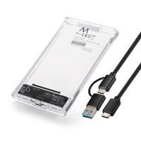 Miniatura 1 de CAJA HDD EWENT EW7064 USB 3.2 GEN1 2.5" SATA USB-C+A