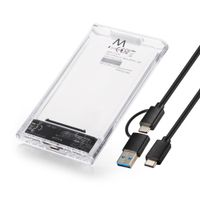 Miniatura 2 de CAJA HDD EWENT EW7064 USB 3.2 GEN1 2.5" SATA USB-C+A