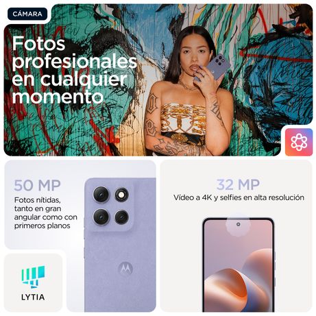 MOTOROLA moto g86 5G moto g86 5G 6.67" 5G 8GB/256GB Lila - Imagen 9 de 12 MOTOROLA moto g86 5G moto g86 5G 6.67" 5G 8GB/256GB Lila - Imagen 9 de 12
