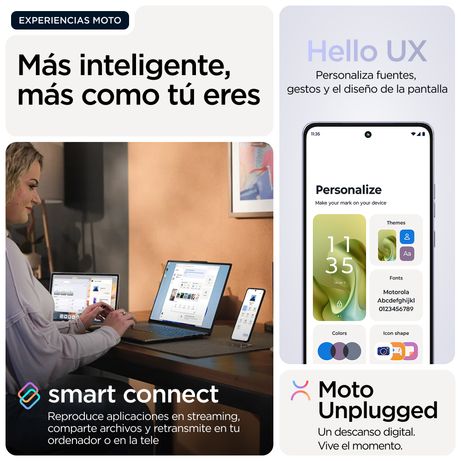 MOTOROLA moto g86 5G moto g86 5G 6.67" 5G 8GB/256GB Lila - Imagen 12 de 12 MOTOROLA moto g86 5G moto g86 5G 6.67" 5G 8GB/256GB Lila - Imagen 12 de 12