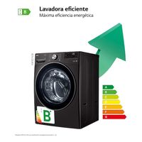 Miniatura 5 de LAVADORA CARGA FRONTAL LG F0P3CYV2E 20 KG 1000 RPM B INOX NEGRA ANTIHUELLAS