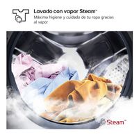 Miniatura 8 de LAVADORA CARGA FRONTAL LG F0P3CYV2E 20 KG 1000 RPM B INOX NEGRA ANTIHUELLAS