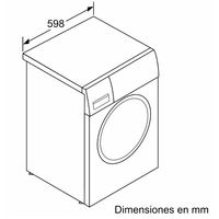Miniatura 7 de LAVADORA CARGA FRONTAL BOSCH WAL28PH0ES 10 KG 1400 RPM C BLANCO
