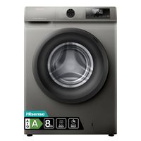 Miniatura 2 de LAVADORA CARGA FRONTAL HISENSE WF1Q8041BT 8 KG 1400 RPM A INOX