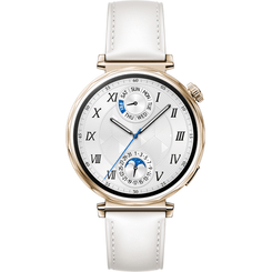 WATCH GT5 41MM WHITE LEATHER