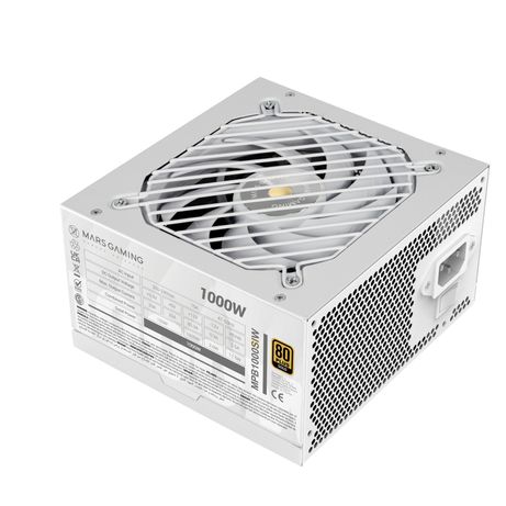Fuente Alimentación 1000W MARS GAMING MPB1000SIW 80 PLUS Gold Non-Modular Blanco - Imagen 7 de 8 Fuente Alimentación 1000W MARS GAMING MPB1000SIW 80 PLUS Gold Non-Modular Blanco - Imagen 7 de 8