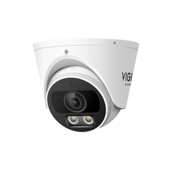 TP-LINK VIGI 2MP Full-Color Turret Network Camera SPEC: 2MP, 2.8mm Fixed Lens, 1/3" Progressive Scan CMOS, H.265+/H.265/H.264+/H.264, IR&White LED