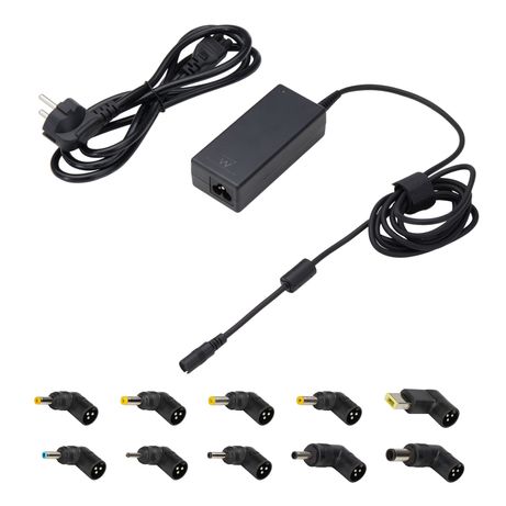 EWENT Cargador Auto. Univer Notebook 65W 10 Puntas - Imagen 2 de 2 EWENT Cargador Auto. Univer Notebook 65W 10 Puntas - Imagen 2 de 2