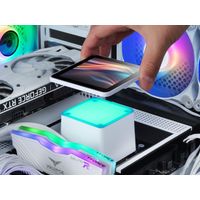 Miniatura 8 de SISTEMA DE REFRIGERACION LIQUIDA MARS GAMING MLVISIONPRO240 BLANCO 2x120mm ARGB TPD 500W LCD