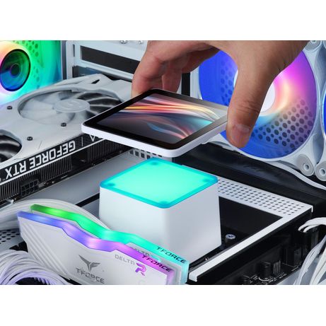 SISTEMA DE REFRIGERACION LIQUIDA MARS GAMING MLVISIONPRO240 BLANCO 2x120mm ARGB TPD 500W LCD - Imagen 8 de 13 SISTEMA DE REFRIGERACION LIQUIDA MARS GAMING MLVISIONPRO240 BLANCO 2x120mm ARGB TPD 500W LCD - Imagen 8 de 13