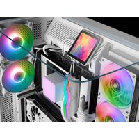 Miniatura 9 de SISTEMA DE REFRIGERACION LIQUIDA MARS GAMING MLVISIONPRO240 BLANCO 2x120mm ARGB TPD 500W LCD