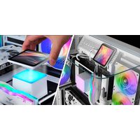 Miniatura 13 de SISTEMA DE REFRIGERACION LIQUIDA MARS GAMING MLVISIONPRO240 BLANCO 2x120mm ARGB TPD 500W LCD
