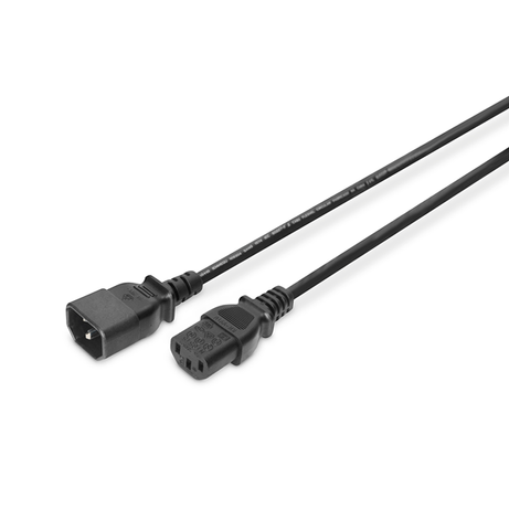Power Cord extension cable C14 - C13 M/H 1 8 m H05VV-F3G 0 75 m sw - Imagen 1 de 4 Power Cord extension cable C14 - C13 M/H 1 8 m H05VV-F3G 0 75 m sw - Imagen 1 de 4