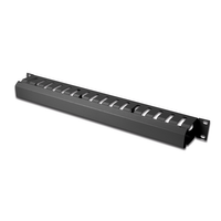 Miniatura 1 de Cable Management Cage 1U  detachable rear plate  color black (RAL 9005)