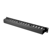 Miniatura 2 de Cable Management Cage 1U  detachable rear plate  color black (RAL 9005)