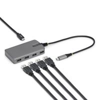 Miniatura 2 de Hub USB-C de 4 Puertos USB-A - 5Gbps - Alimentado por el Bus