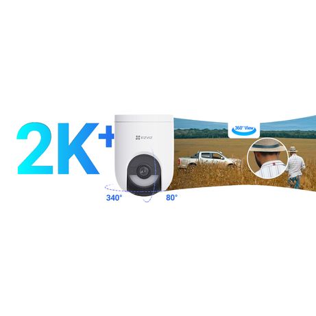 EZVIZ CAMARA WIFI EXTERIOR HB8 2K+ 4MP PANORAMICA/INCLINACION CON BATERIA - Imagen 36 de 51 EZVIZ CAMARA WIFI EXTERIOR HB8 2K+ 4MP PANORAMICA/INCLINACION CON BATERIA - Imagen 36 de 51