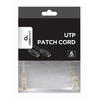 Miniatura 1 de CABLE RED GEMBIRD UTP CAT6 0,25M COBRE GRIS
