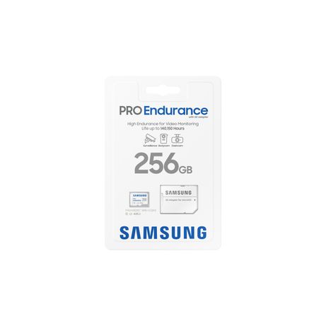 MEMORIA SD MICRO 256GB SAMSUNG SDXC PRO ENDURANCE CLASE 10 CON ADAPTADOR A SD MB-MJ256KA/EU - Imagen 9 de 10 MEMORIA SD MICRO 256GB SAMSUNG SDXC PRO ENDURANCE CLASE 10 CON ADAPTADOR A SD MB-MJ256KA/EU - Imagen 9 de 10
