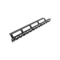 Miniatura 3 de PATCH PANEL LANBERG 24PUERTOS 1U RACK 19 ESCALONADO ORGANIZADOR MOD KEYSTONE BK