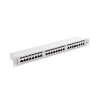 Miniatura 3 de PATCH PANEL LANBERG 24 PUERTOS 1U 19" CAT.6 FTP GRIS