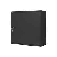 Miniatura 1 de ARMARIO LANBERG MURAL RACK 19" 6U+3U/540X200 BAJO PERFIL NEGRO ENSAMBLADO