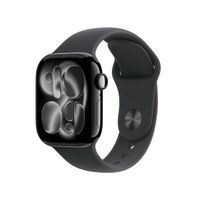Miniatura 2 de Apple Watch Series 11 GPS + Cellular 42mm Jet Black Aluminium Case with Black Sport Band - S/M