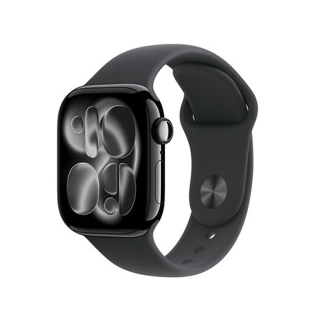 Apple Watch Series 11 GPS + Cellular 42mm Jet Black Aluminium Case with Black Sport Band - S/M - Imagen 2 de 3 Apple Watch Series 11 GPS + Cellular 42mm Jet Black Aluminium Case with Black Sport Band - S/M - Imagen 2 de 3