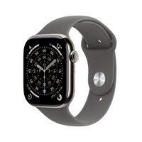 Miniatura 1 de Apple Watch Series 11 GPS + Cellular 46mm Natural Titanium Case with Stone Grey Sport Band - S/M