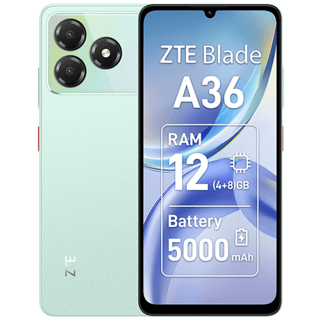 ZTE Blade A36 6.75" 4G 4GB/64GB Verde - Imagen 1 de 2 ZTE Blade A36 6.75" 4G 4GB/64GB Verde - Imagen 1 de 2