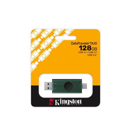 Kingston DataTraveler 128GB USB 3.2 Gen1 Duo Negro - Imagen 7 de 10 Kingston DataTraveler 128GB USB 3.2 Gen1 Duo Negro - Imagen 7 de 10