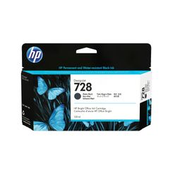 HP DesignJet T830,T730,728 Cartucho negro mate de 130ml