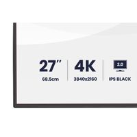 Miniatura 7 de IIYAMA PROGRAPHIC HB2701UHSNP-B1   27" LCD IPS Black 4K Ultra HD HDMI Altavoces