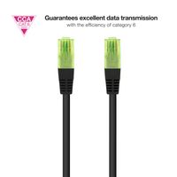 Miniatura 5 de Nanocable Cable RJ45 Cat.6 UTP CCA 3 m Negro