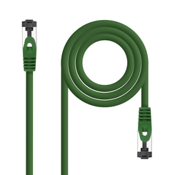Nanocable Cable red Cat. 8.1 2GHZ SSTP Verde 2m