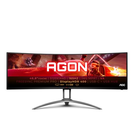 MONITOR AOC AG493UCX2 49" VA 5120 x 1440 HDMI Altavoces - Imagen 2 de 4 MONITOR AOC AG493UCX2 49" VA 5120 x 1440 HDMI Altavoces - Imagen 2 de 4
