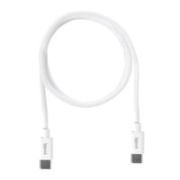 Miniatura 2 de iggual Cable USB-C/USB-C 100 cm blanco Q3.0 3A