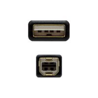 Miniatura 4 de CABLE NC USB 2.0 IMPRESORA HQ 5M M-M NEG