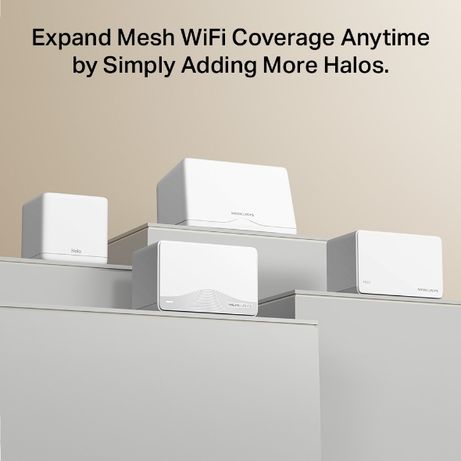 PUNTO DE ACCESO INTERIOR MESH WIFI 7 MERCUSYS HALO H25BE(3-PACK) 2880 Mbps 5GHz 3xRJ45 1Gbps - Imagen 9 de 9 PUNTO DE ACCESO INTERIOR MESH WIFI 7 MERCUSYS HALO H25BE(3-PACK) 2880 Mbps 5GHz 3xRJ45 1Gbps - Imagen 9 de 9