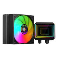 Miniatura 1 de SISTEMA DE REFRIGERACION LIQUIDA MARS GAMING ML-TWO120 1x120mm ARG 300W TDP COLOR NEGRO