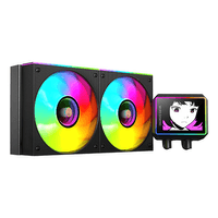 Miniatura 1 de SISTEMA DE REFRIGERACION LIQUIDA MARS GAMING MLVISIONII240 NEGRO 2x120mm ARGB TPD 500W PANTALLA LCD