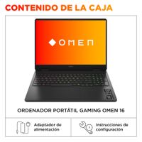 Miniatura 6 de PORTATIL GAMING HP OMEN 16 ULTRA 7-255H, 32GB DDR5, 1TB SSD,  RTX 5060 8GB, 15.6" FHD, FREEDOS