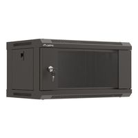 Miniatura 15 de ARMARIO LANBERG MURAL RACK 19" 4U 540X350 FLAT PACK NEGRO PUERTA CRISTAL