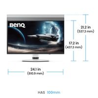 Miniatura 8 de MONITOR BENQ EX271UZ (9H.LP2LA.TBE) 26,5" 3840x2160 OLED 240HZ, USB-C