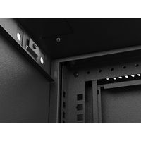 Miniatura 6 de ARMARIO LANBERG MURAL RACK 19" 6U 540X350 FLAT PACK NEGRO PUERTA CRISTAL