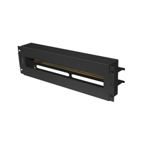 Miniatura 1 de PANEL LANBERG DE DISTRIBUCION DE TENSION 19´´ 3U CON RAIL DIN TS-35 NEGRO