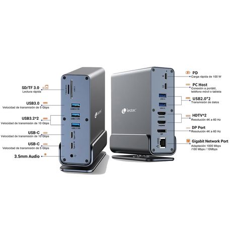LEOTEC DOCKING STATION 15-1 - Imagen 8 de 9 LEOTEC DOCKING STATION 15-1 - Imagen 8 de 9