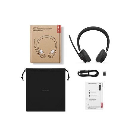 Lenovo Dual-Mode Wireless ANC Headset 6550 (USB-A Teams) - Imagen 20 de 20 Lenovo Dual-Mode Wireless ANC Headset 6550 (USB-A Teams) - Imagen 20 de 20